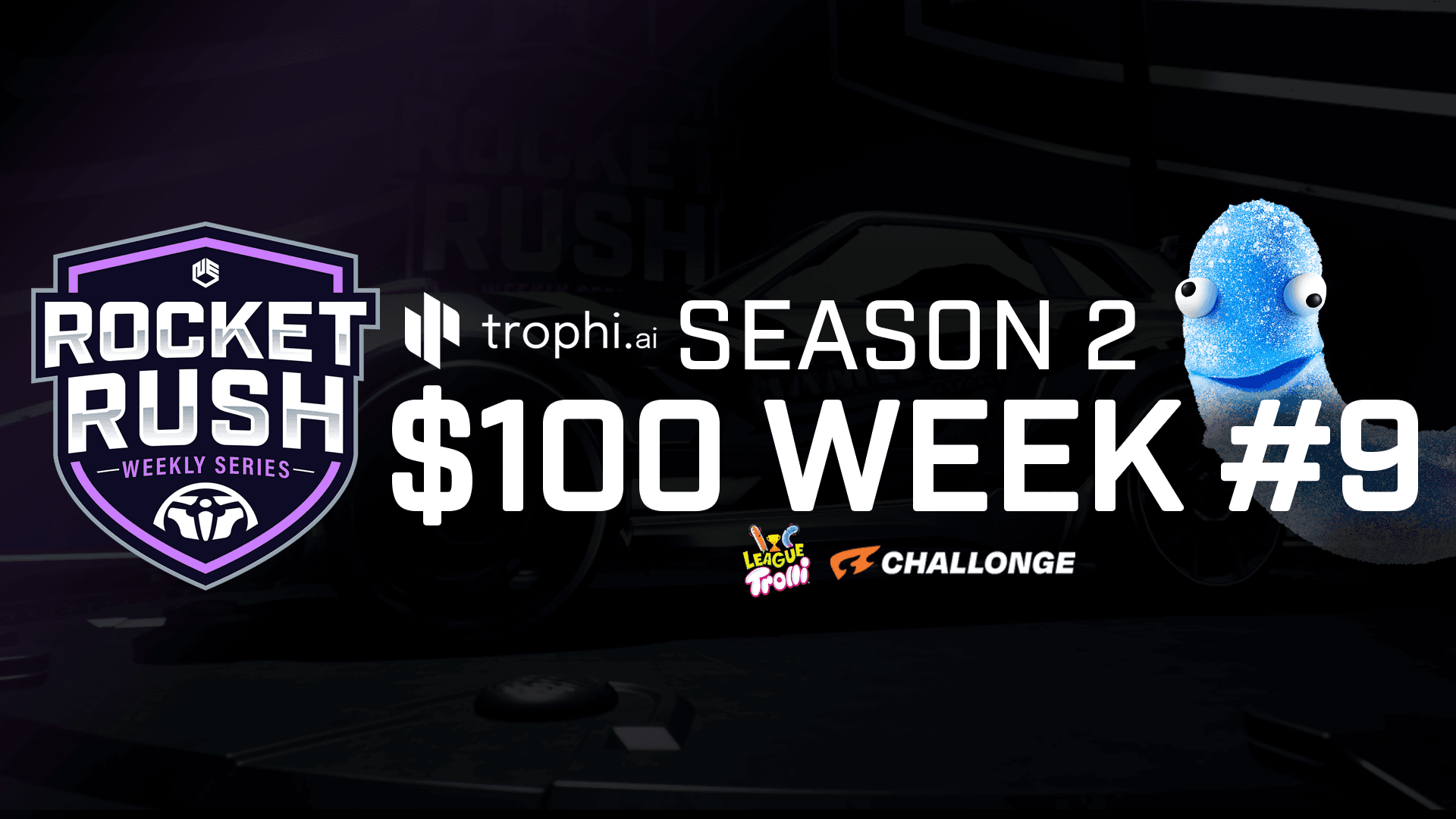 $100 | 3v3 Rocket Rush x trophi.ai | Nameless Esports - Season 2 Week 9